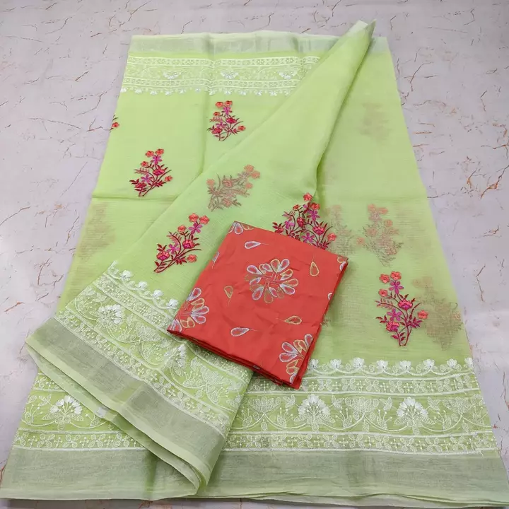 Post image Beautiful embroidery kota saree