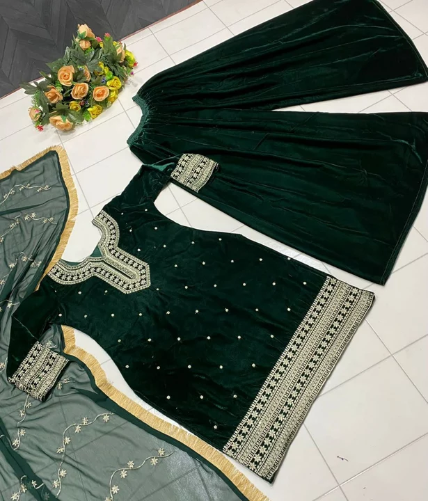 New Designer Velvet suits uploaded by GS Traders on 9/27/2022
