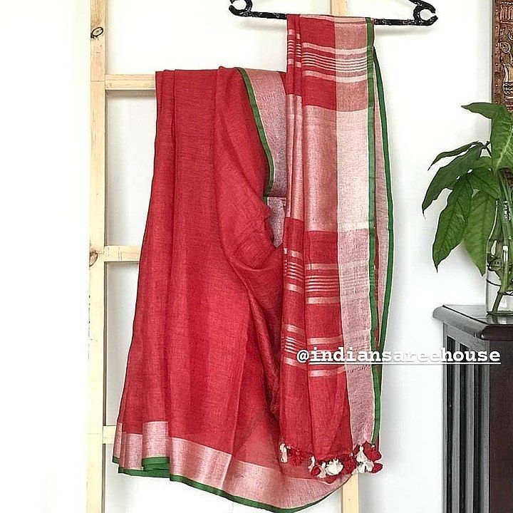 PURE LINEN BY LINEN SAREE  uploaded by business on 12/29/2020