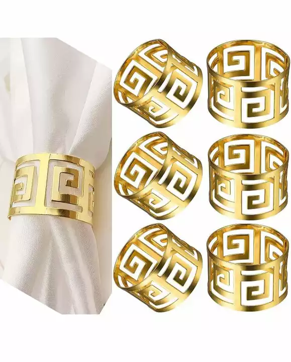 Brass napkin rings uploaded by Taliah handicrafts on 9/27/2022