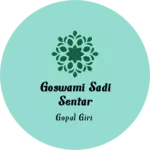 Business logo of Goswami Sadi sentar