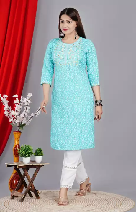 Kurti with plazoo uploaded by business on 9/28/2022