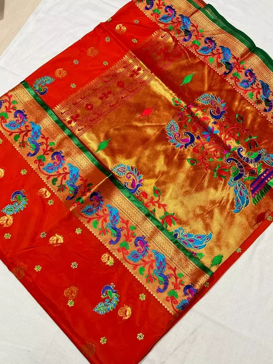 Embroidery Brocade paithani  uploaded by business on 9/28/2022