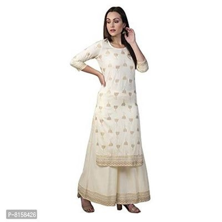 Women's Rayon Printed Kurta with Palazzo Set  uploaded by Ryma's collection store on 9/28/2022