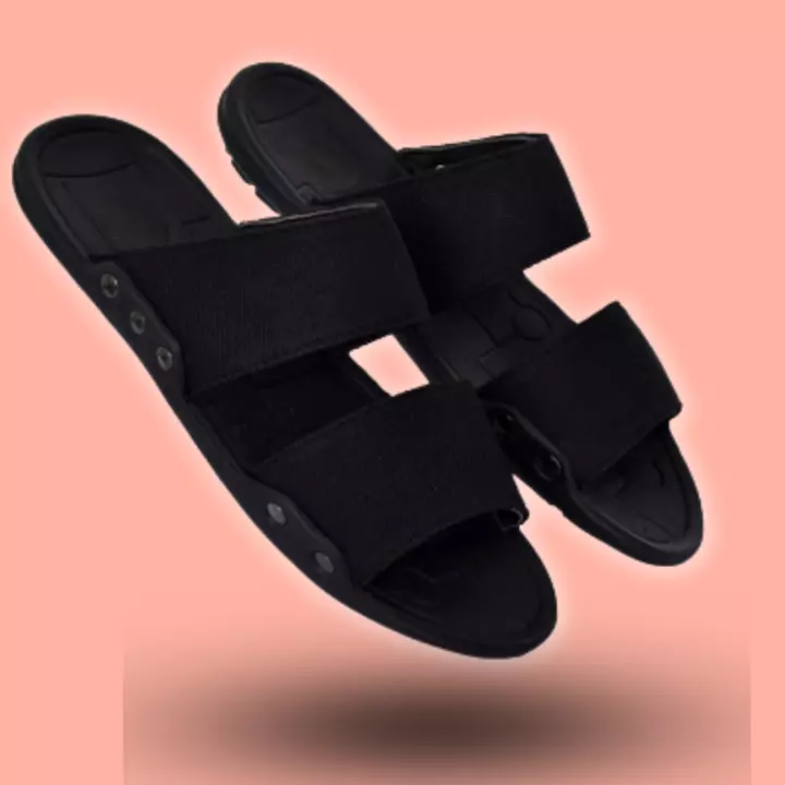 Lazy21 Synthetic Leather Black 🖤 Comfort And Trendy Daily wear Slip On Slippers And Flipflops  uploaded by www.lazy21.com on 9/28/2022