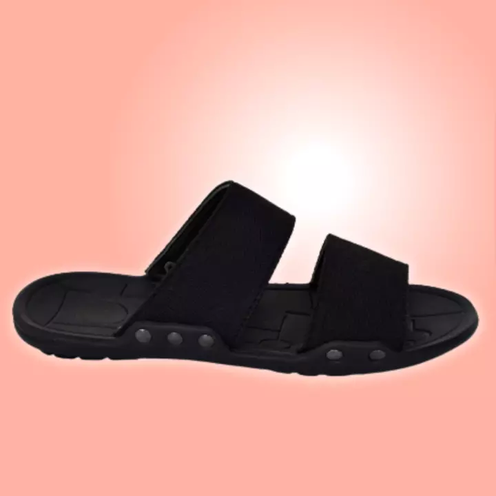 Lazy21 Synthetic Leather Black 🖤 Comfort And Fashionable Trendy Daily wear Slip On Slippers  uploaded by www.lazy21.com on 9/28/2022