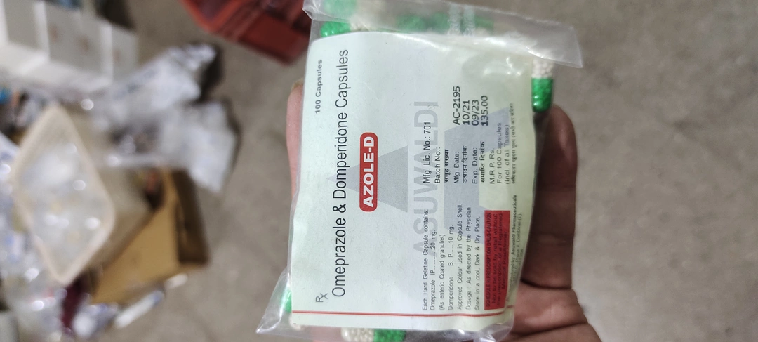 AZOLE-D GREEN Capsules uploaded by Shree Kapaleshwar Pharmaceutical Distributors  on 9/28/2022