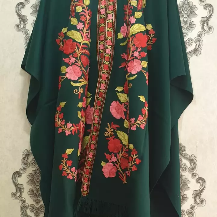Product image with ID: woolen-fabric-cape-with-ari-work-d783f27a