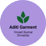 Business logo of Aditi garment
