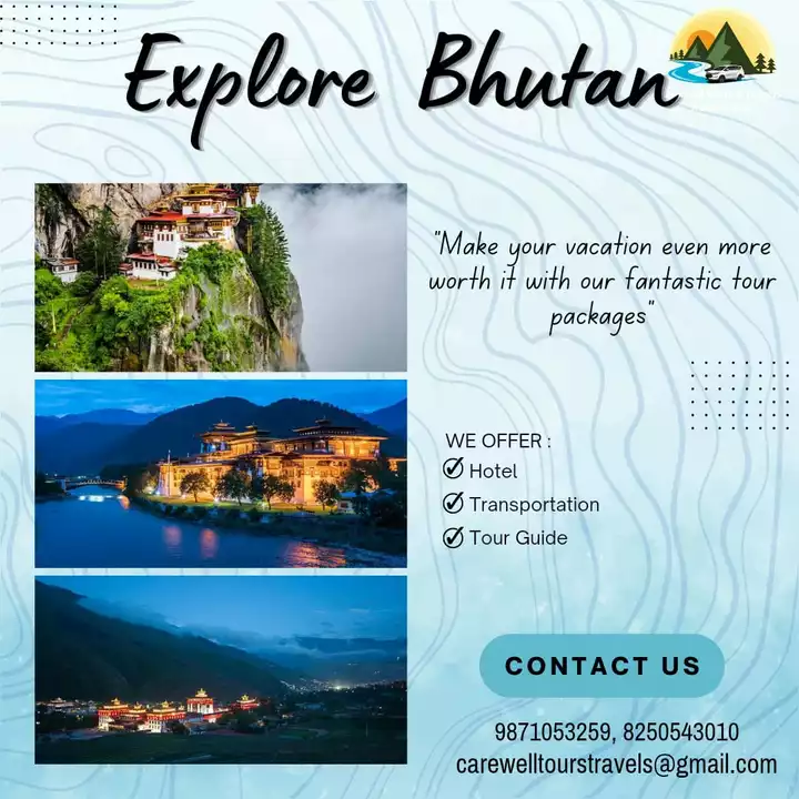 Bhutan Tour Package uploaded by Carewell Tours & Travels on 9/28/2022