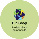 Business logo of B.B shop
