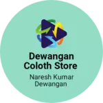 Business logo of Dewangan coloth store