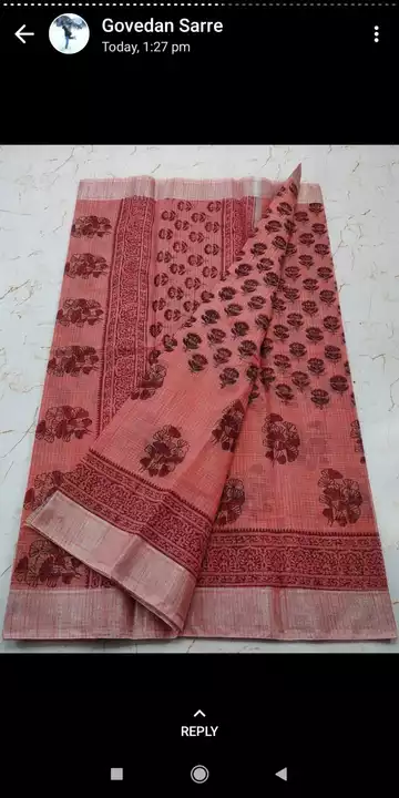 Kota Doria cotton fabric sarees  uploaded by RB fashion group on 9/29/2022
