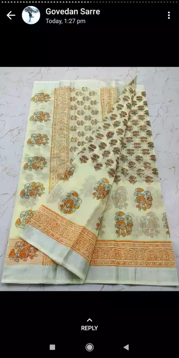Kota Doria cotton fabric sarees  uploaded by RB fashion group on 9/29/2022