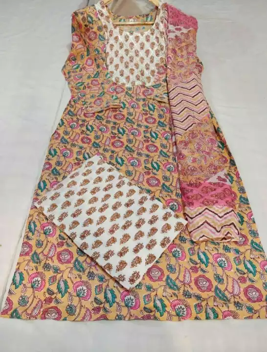 Kurti pant duppta  uploaded by Ruhi Collection  on 9/29/2022