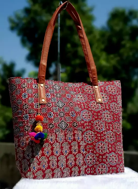 Product image with price: Rs. 400, ID: katha-work-bags-printed-9c79b34c