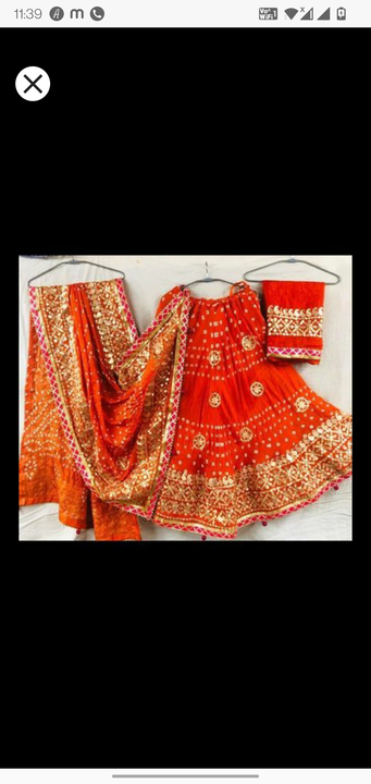 Post image I want 50+ pieces of Lehnga at a total order value of 5000. Please send me price if you have this available.