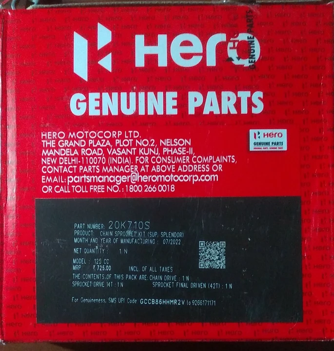 Hero chainkit uploaded by business on 9/29/2022