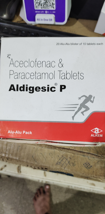 Aldigesic P (Aceclofenac & Paracetamol Tablets) uploaded by Shree Kapaleshwar Pharmaceutical Distributors  on 9/29/2022