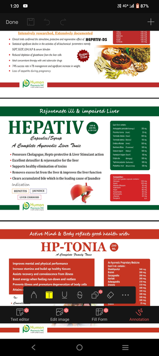 HEPATIV DS liver Tonic uploaded by business on 9/29/2022