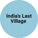 Business logo of India's last village