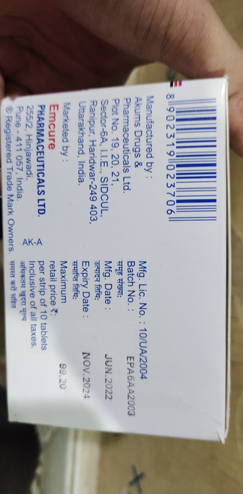 Facer-MR Tablets (Wholesale) uploaded by Shree Kapaleshwar Pharmaceutical Distributors  on 9/29/2022