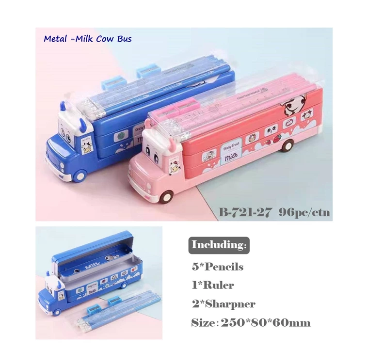 COW MILK BUS METAL PENCIL BOX uploaded by TAAJ  on 9/29/2022