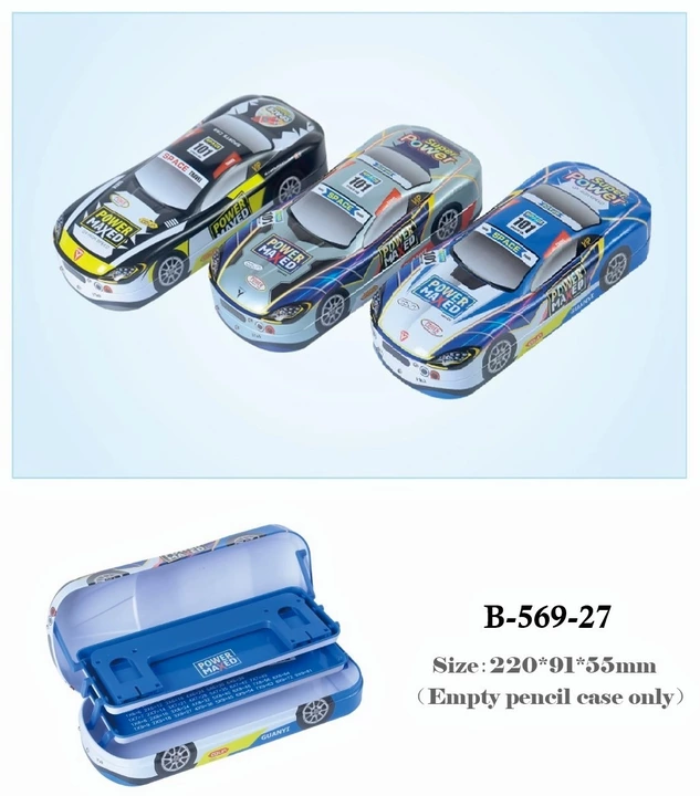 Product image with price: Rs. 125, ID: racing-car-metal-pencil-box-e6087648