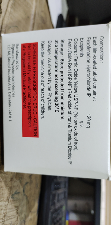 Histakem 120mg Tablets (Wholesale) uploaded by Shree Kapaleshwar Pharmaceutical Distributors  on 9/29/2022
