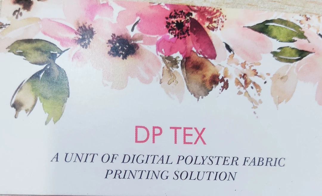 Visiting card store images of DP TEX