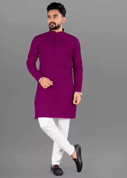 Men's solid patten kurta  uploaded by Rajora Fashion on 9/29/2022