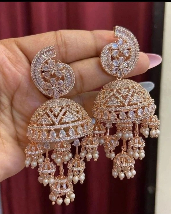 Post image I want 1-10 pieces of AD jhumkas at a total order value of 500. Please send me price if you have this available.