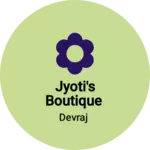 Business logo of Jyoti's Boutique