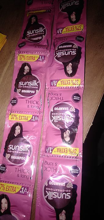 Sunsilk shampoo pouch uploaded by business on 12/30/2020