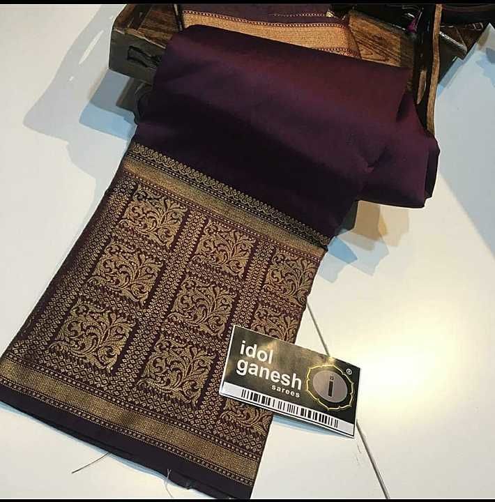 Post image 🌸 *PRESENT CM CREATION NEW HIT FANCY SAREE*🌸

👉 *CODE :-CM-103*
Fabric Details - *Soft banarasi Silk*

*Fancy rapier Jacquard Weaving saree*

😍 *Best Rate :-599/-*😍 NO LESS
💐Ready stock💐