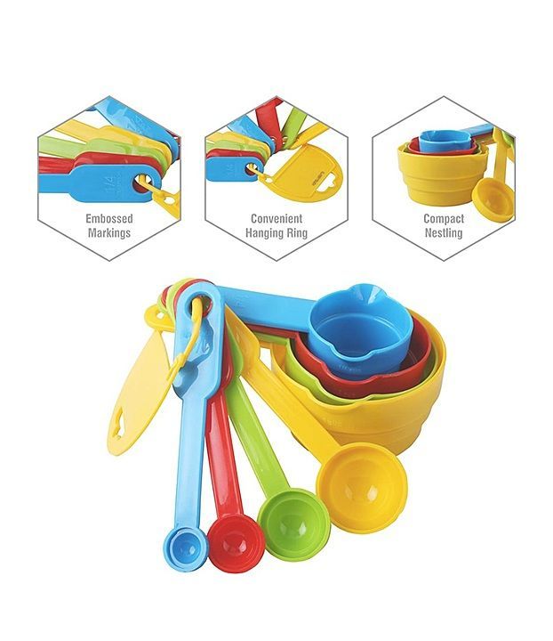 8 pcs measuring spoon set - code - 1140 uploaded by CLASSY TOUCH INTERNATIONAL PVT LTD on 12/30/2020