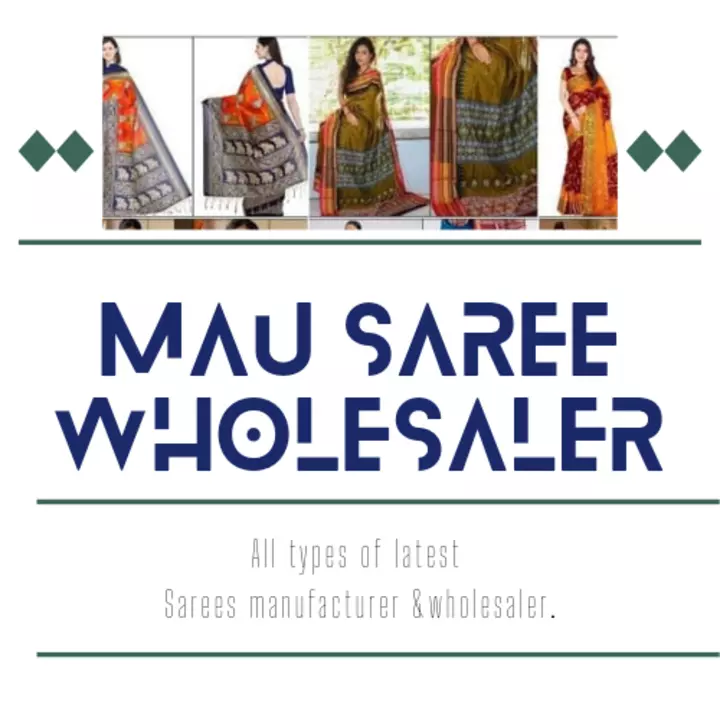 Visiting card store images of Mau Saree Wholesaler