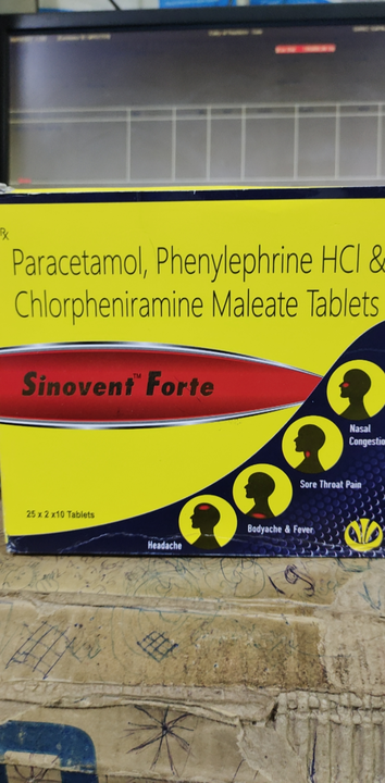Sinovent Forte Tablets (Wholesale) uploaded by Shree Kapaleshwar Pharmaceutical Distributors  on 9/30/2022