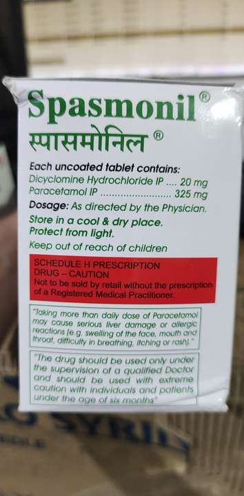 Spasmonil Tablet (Wholesale) uploaded by Shree Kapaleshwar Pharmaceutical Distributors  on 9/30/2022