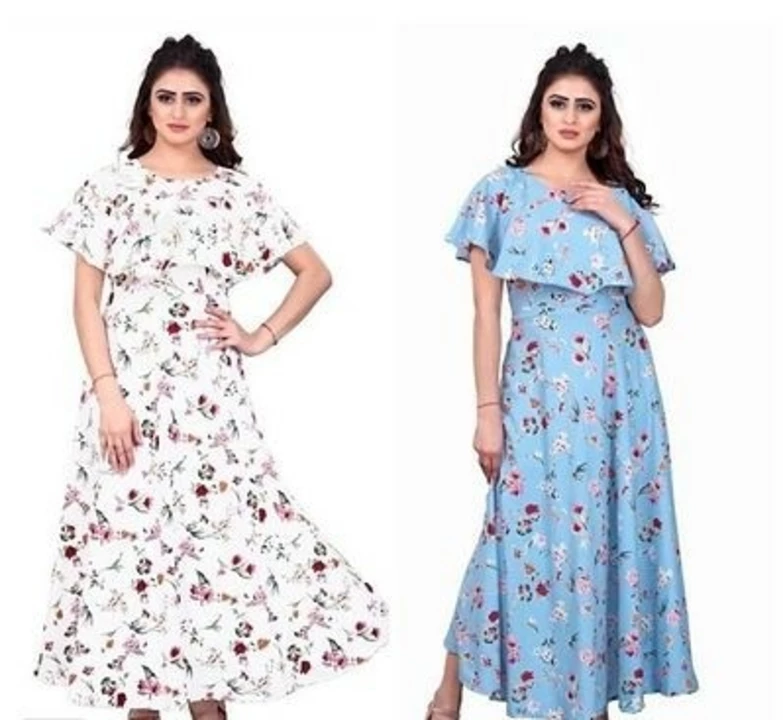 Fancy Women Printed Gown uploaded by SIRI SHOPPING MALL on 9/30/2022