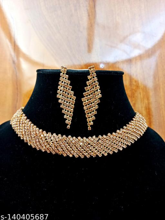 Jarkan Jewellery Necklace Set with Choker & Earrings uploaded by Retailer on 9/30/2022
