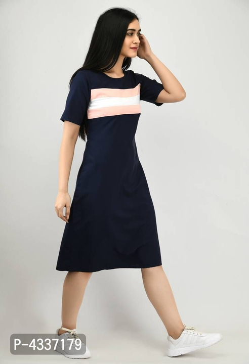 Post image Modern Navy Blue Crepe Shift Dress For Women
Size: XSSMLXL2XL
 Color: Navy Blue
 Fabric: Crepe
 Type: Knee Length
 Style: Self Pattern
Within 6-8 business days However, to find out an actual date of delivery, please enter your pin code.