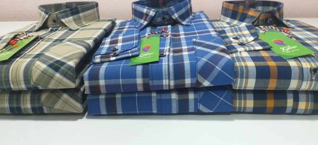 Checked shirts  uploaded by R K TEXTILES on 9/30/2022