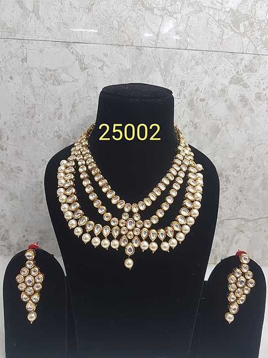 Kundan necklace set uploaded by business on 12/31/2020
