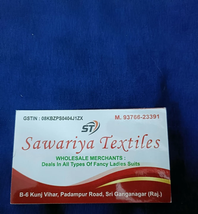 Factory Store Images of Sawariya textiles