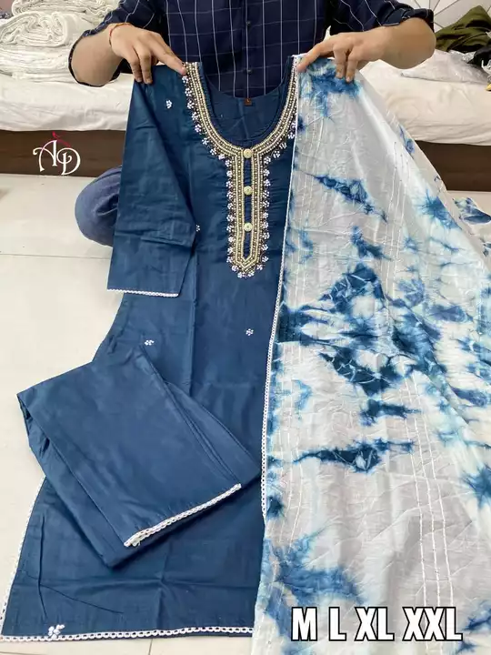 Handwork cotton kurti set uploaded by Arati's Woman's 'Ethics Wear on 9/30/2022