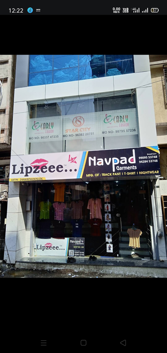 Warehouse Store Images of Navapad garments