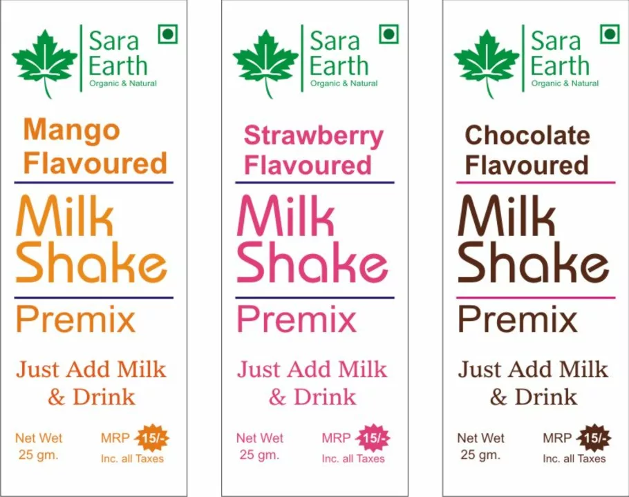 Milkshake Premix In Three flavor in pack of sachet.Child loving Premix just Add in glass of milk an uploaded by Ratanshreenaturals on 10/1/2022