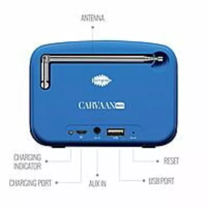 Saregama Carvaan Mini Hindi 2.0- Music Player with Bluetooth/FM/AM/AUX Skyline Blue uploaded by Techcommerce.in on 10/1/2022