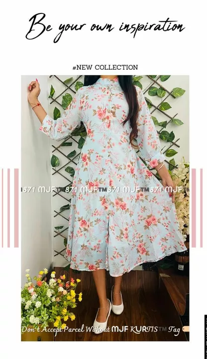 Boutique Georgette frock  uploaded by Swastik creation on 10/1/2022
